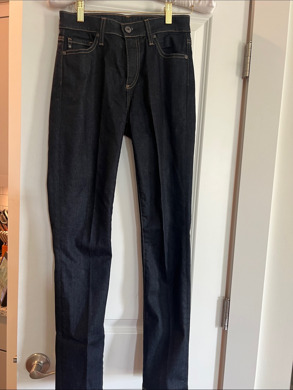 Ag Adriano Goldschmied Slim Black Jeans